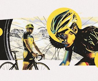 Tour de France Cyclist Image